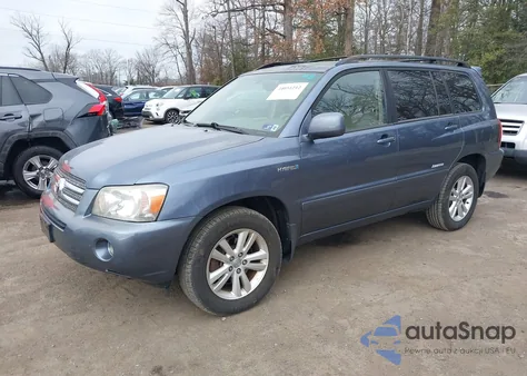 2007 Toyota Highlander Hybrid Limited V6 из США, поврежденный, VIN JTEEW21A170048491